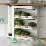 Compact Microgreen system -Automated watering - LED Growing Light